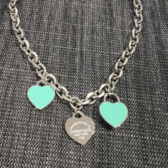 Silver Heart Charm Necklace - Picture 1 of 2